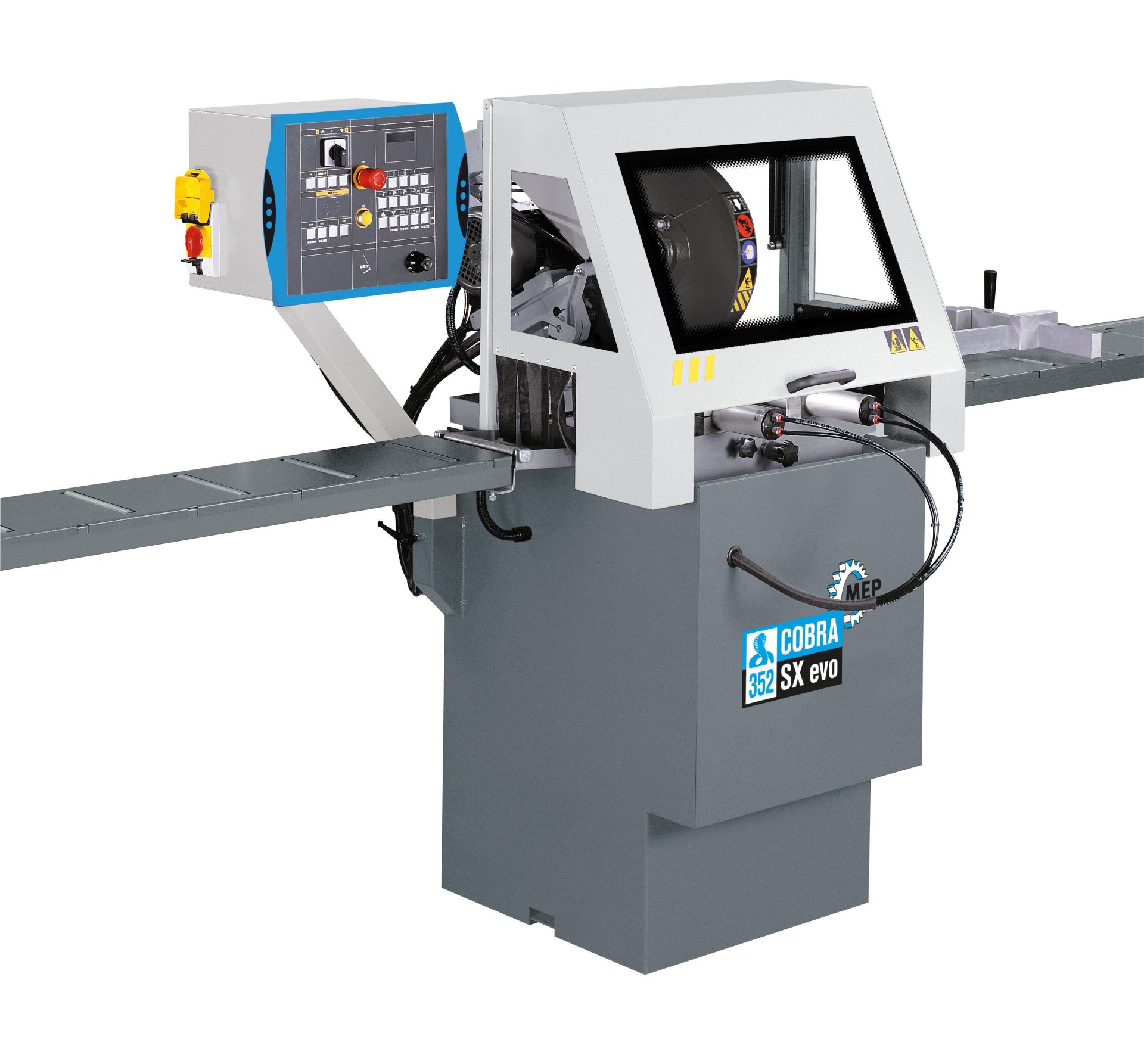 MEP COBRA 352 SX EVO – halbautomatische Kreissäge für Aluminium und Leichtmetalle