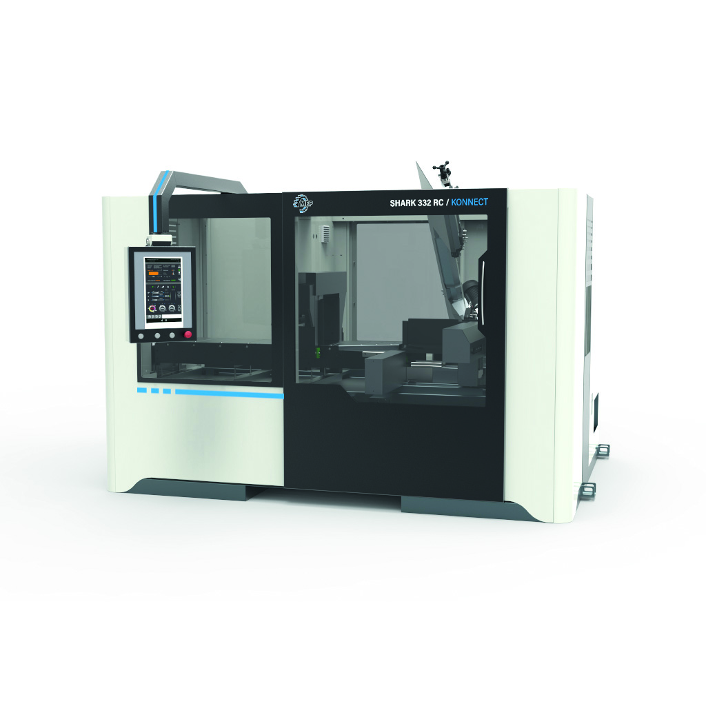 MEP SHARK 332 RC konnect Bandsägevollautomat mit automatischer Winkelverstellung - INDUSTRY 4.0 ready - stufenlose Bandgeschwindigkeit 15-100m/min. - Bandmaß: 3.770x27x0,90mm MEP SHARK 332 RC konnect Bandsägevollautomat mit automatischer Winkelverstellung - INDUSTRY 4.0 ready - stufenlose Bandgeschwindigkeit 15-100m/min. - Bandmaß: 3.770x27x0,90mm