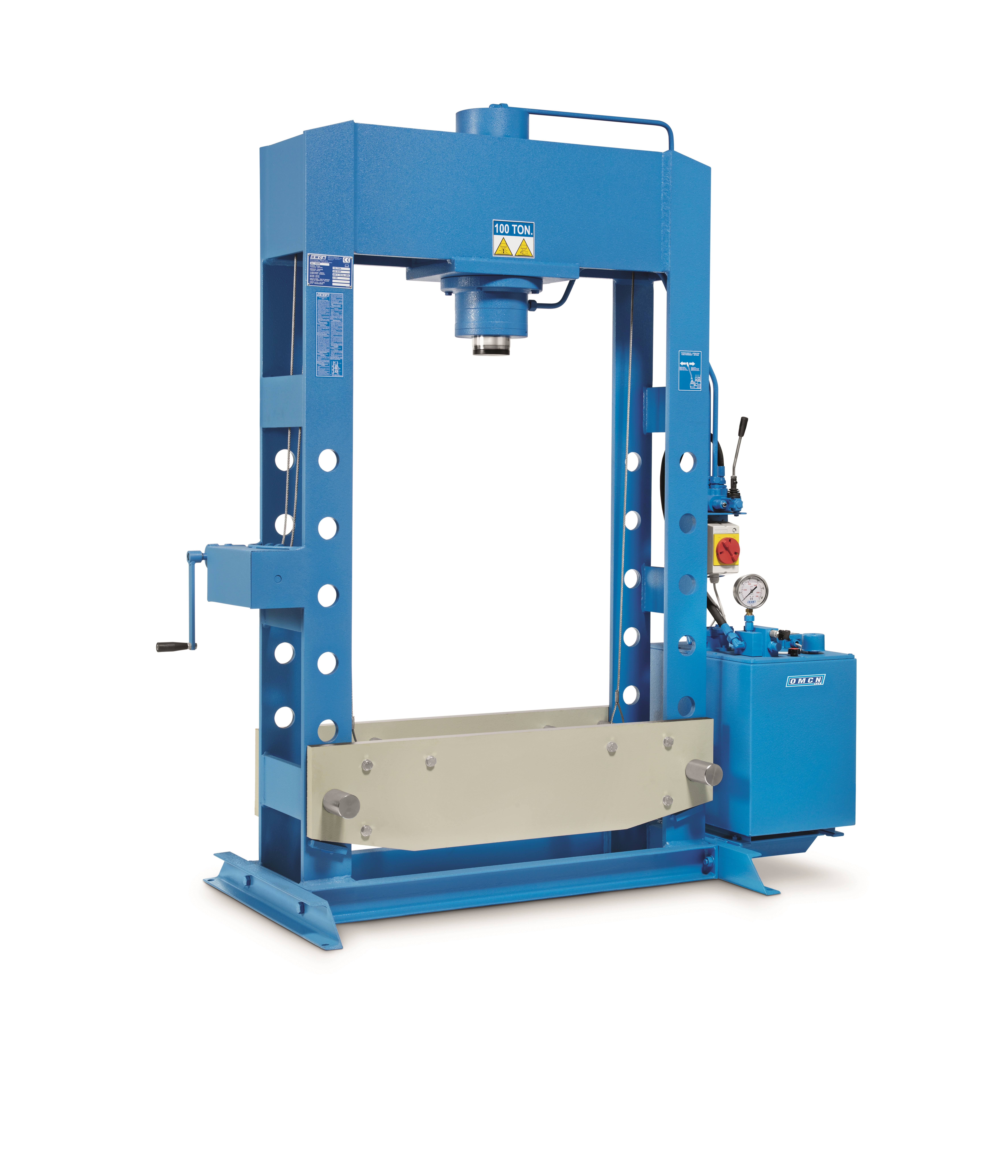 OMCN-164/W Kap. 100 ton Elektrohydraulische Presse zweistufig  -  -VORLAUF BIS 10 MM/SEC