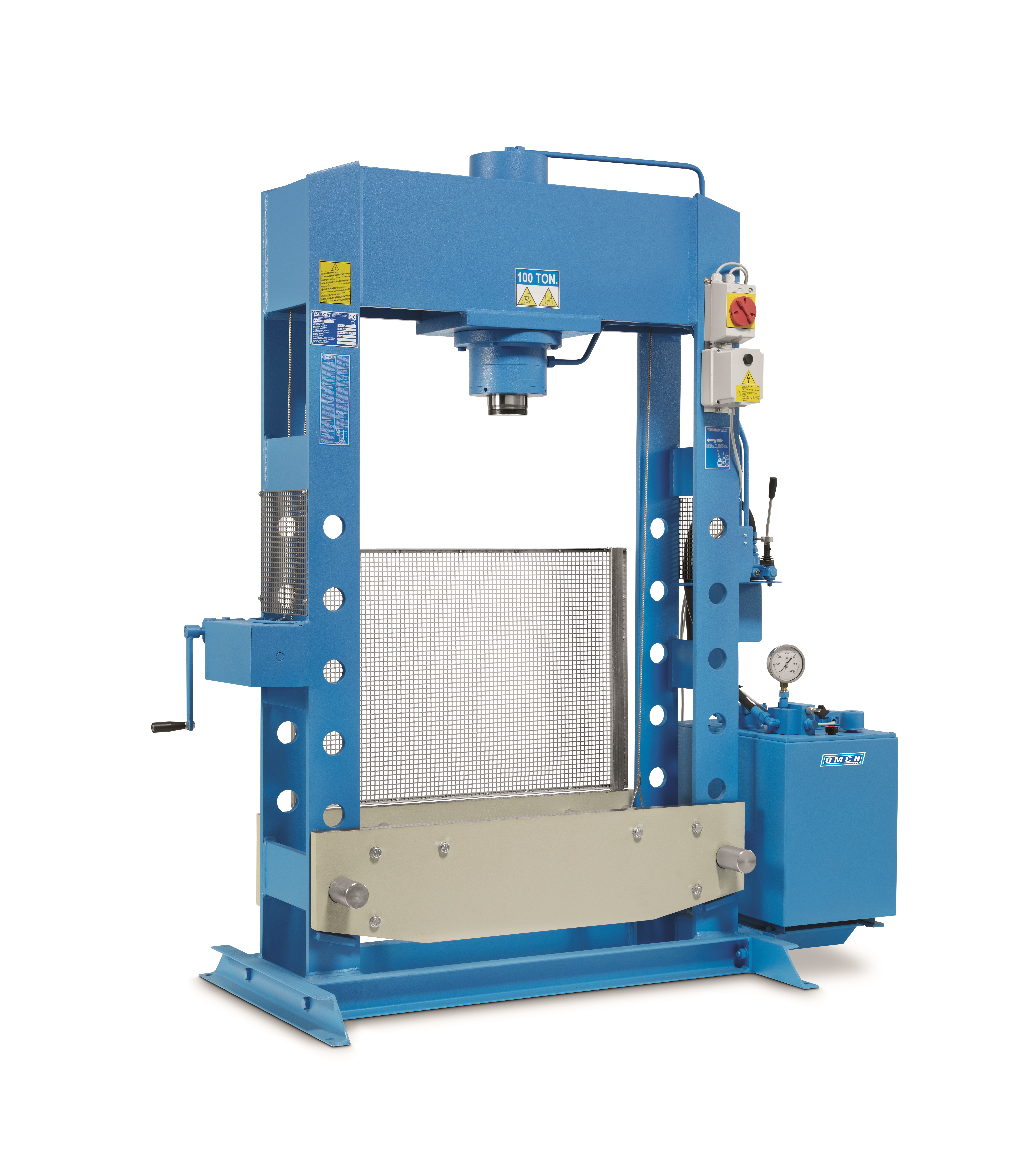 OMCN-164/R Kap. 100 ton Elektrohydraulische Presse zweistufig  -  -VORLAUF BIS 25 MM/SEC