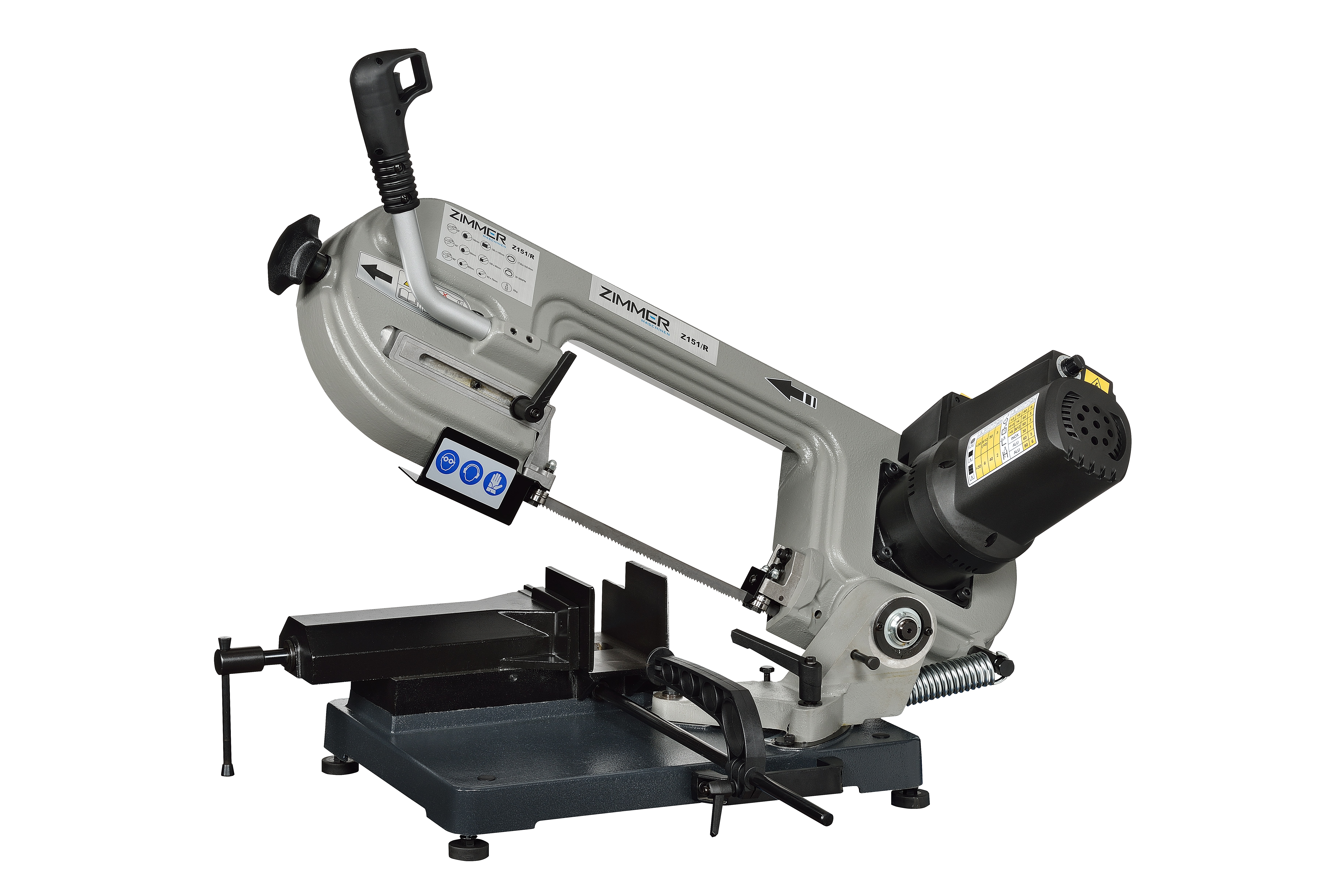 ZIMMER Metallbandsäge Z151/R stufenlos regelbar, 30 Kg, Bandmaß: 1.735x13x0,65 mm ZIMMER Metallbandsäge Z151/R stufenlos regelbar, 30 Kg, Bandmaß: 1.735x13x0,65 mm