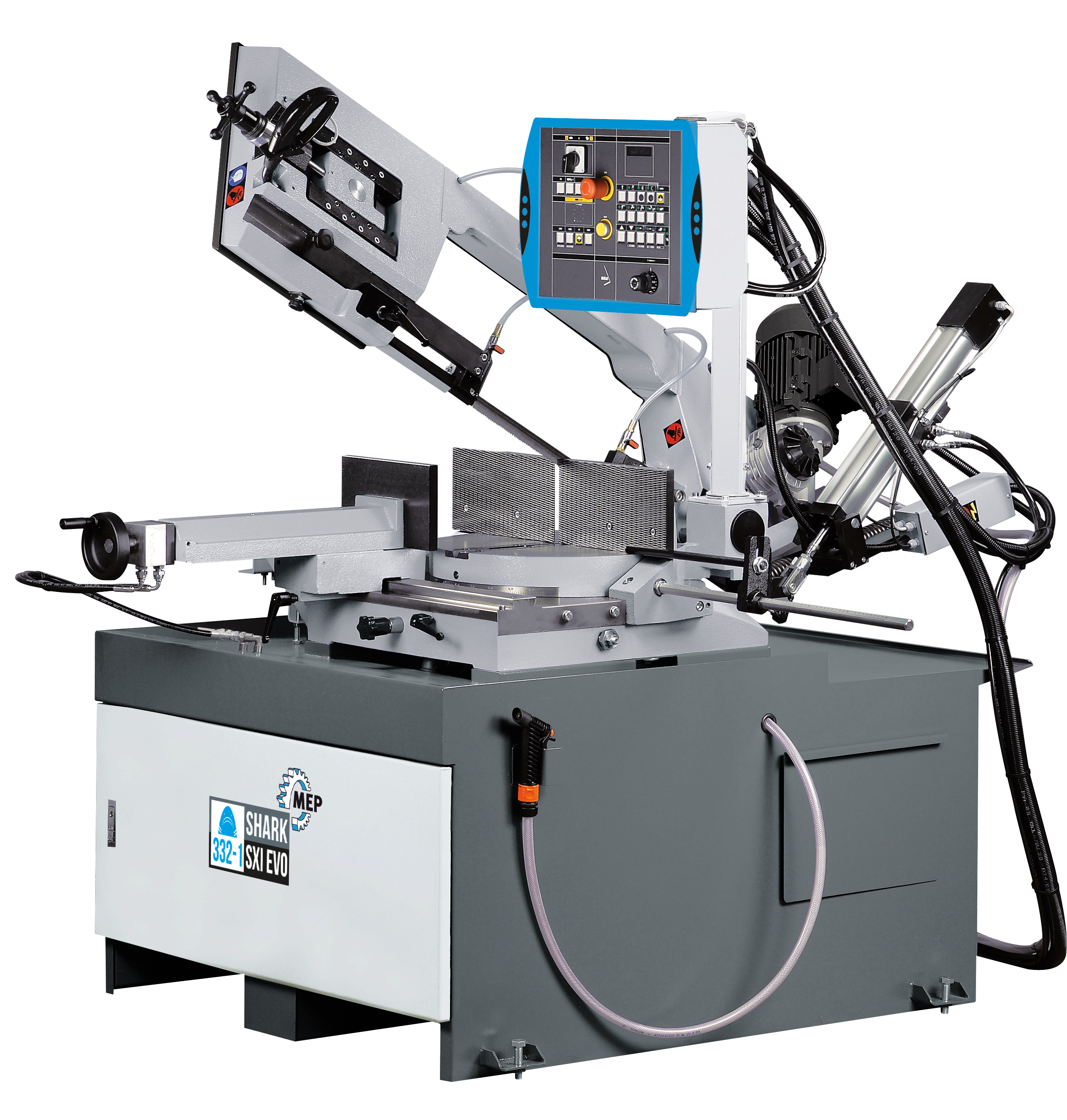 MEP-Bandsägemaschine Modell SHARK 332-1 SXI EVO Bandmaß: 3.650 x 27 x 0,9mm MEP-Bandsägemaschine Modell SHARK 332-1 SXI EVO Bandmaß: 3.650 x 27 x 0,9mm